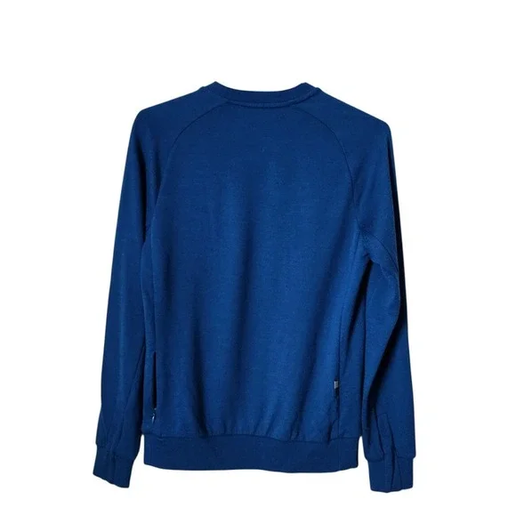 RAPHA Merino Wool Sweatshirt Blue Pullover Crewneck Cycling Casual